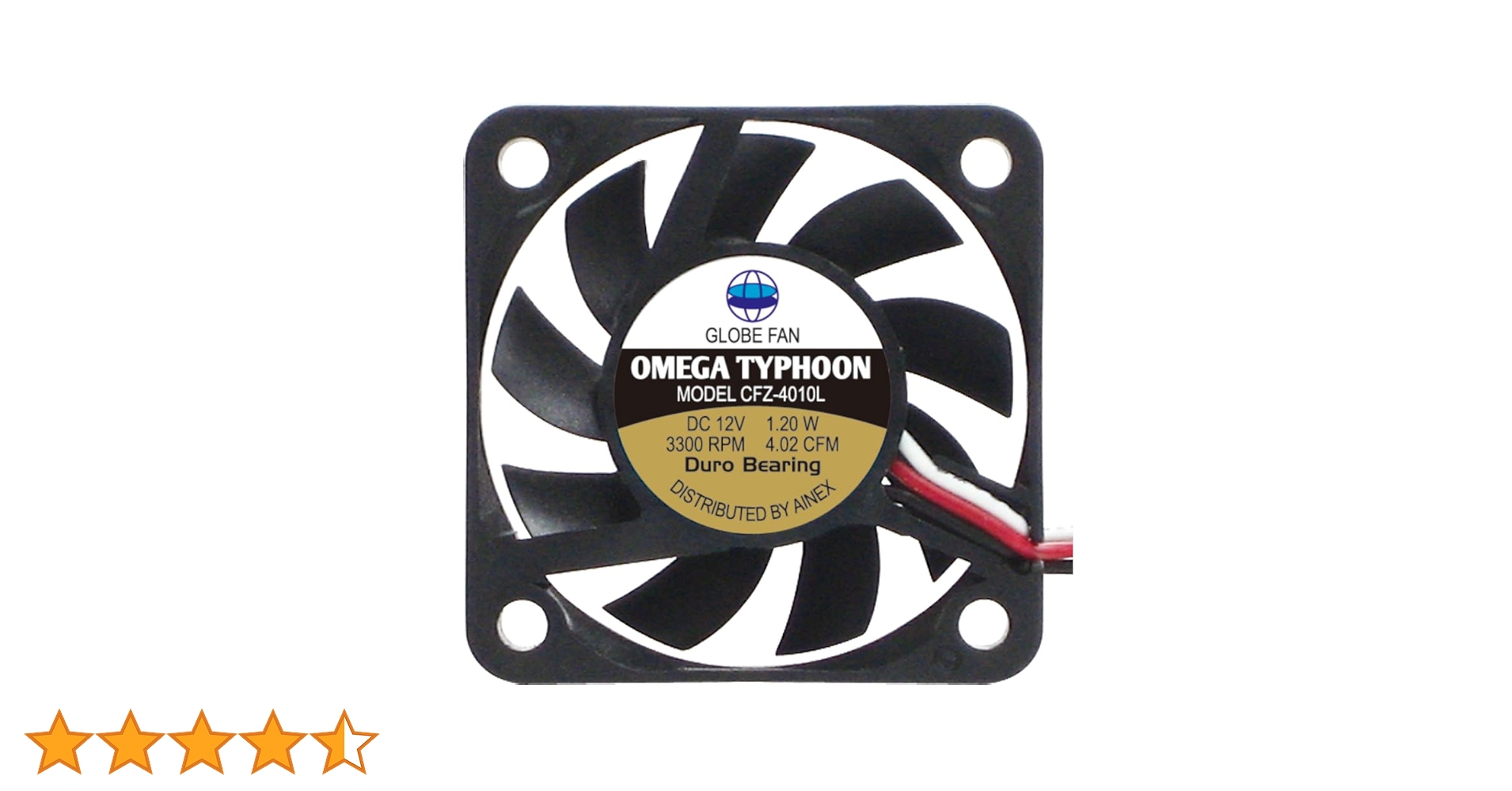 Amazon.co.jp: アイネックス OMEGA TYPHOON 40mm 薄型究極静音